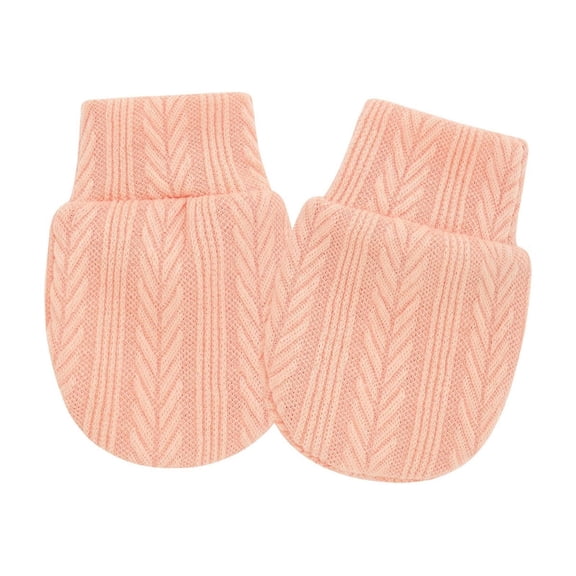 Elastic Cuffs Baby Mittens Prevent Face Scratching Soft Cotton Gloves For 0-1 Month Infants Breathable Hand Covers