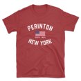 thumbnail image 1 of Perinton New York Patriot Men's Cotton T-Shirt, 1 of 1