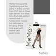 thumbnail image 7 of MeMoi Miami Sheer Thick Net Honeycomb Tights - Womens - Female (Medium/Large, Black), 7 of 7