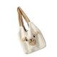 thumbnail image 3 of 2 Uds. De Bolso De Mano De Felpa Para Mujer Y Niña, Bolso De Hombro Individual Para Viajar Baoblaze Tote de hombro, 3 of 8