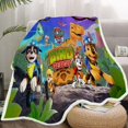 thumbnail image 3 of Manta de la Patrulla Canina, franela canina, agradable a la piel, suave y no esponjosa, Material de alta calidad, bonita alfombra con dibujos animados para niños, 3 of 5