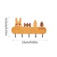 thumbnail image 4 of XWSHYW Contenedores de Almacenamiento Estante de Almacenamiento de Madera Detrás de La Puerta, Sala de Estar, Dormitorio, Estante de Almacenamiento de Llaves Sin Perforar, 4 of 7