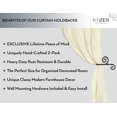 thumbnail image 2 of Cortinas RTZEN decorativas de metal forjado, 2 unidades, 2 of 7