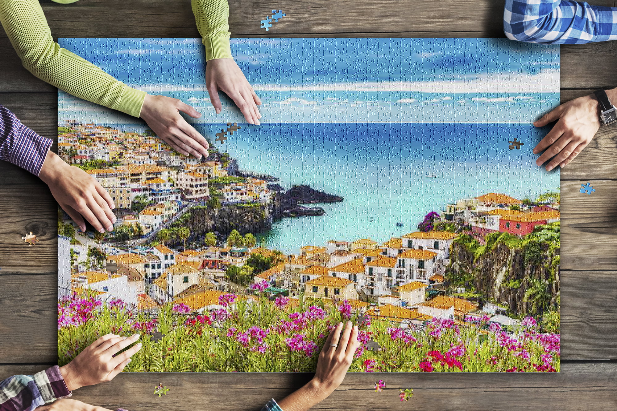 Puzzlers World Artistic Jigsaw 1000pc Puzzle Madeira Island Portugal for sale online