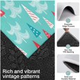 thumbnail image 3 of Turquoise Christmas Tree Pattern Kitchen Rugs Sets Of 3,Kitchen Runner Rugs Non Skid Washable,Decorative Kitchen Floor Mats for Kitchen,Sink,Laundry,17"x30"+ 17"x47" + 17"x59", 3 of 6