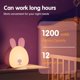 thumbnail image 3 of Luz de noche para bebé, luz de noche para dormitorio, luz de noche con brillo ajustable en 3 colores, luz de noche portátil para niños, control táctil, recargable por USB, para dormitorio, sala de est, 3 of 5
