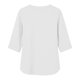 thumbnail image 4 of Mujeres 3/4 Manga de Verano Tops V Cuello Botonado Color Sólido Blusa, Camisetas Casuales de las Mujeres Suelto Ajuste Suave Respirable Primavera de Uso Diario, 4 of 8