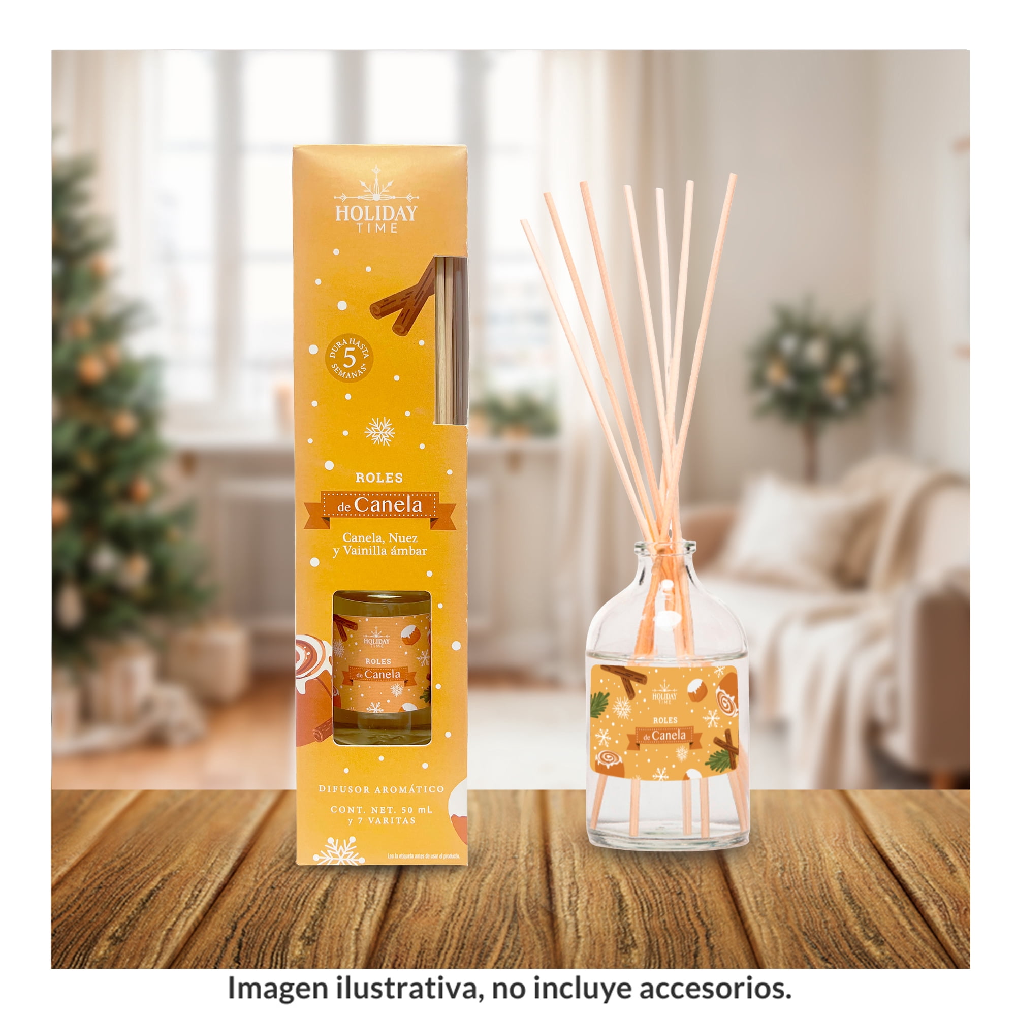 Difusor Holiday Time Roles De Canela 50 Ml | Walmart en línea