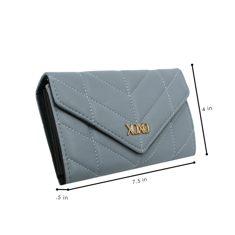 折りたたみ財布 [MATINKIM]glossy leather mini wallet bag in