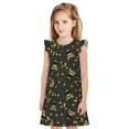 thumbnail image 1 of Fotbe Bee Vestido de Dormir para Niñas de 3 a 10 Años, Mangas Cortas, Estilo Princesa, Pijama Camisón con Mangas Voladas-XX-Large, 1 of 6