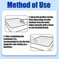 thumbnail image 4 of Zjdatm Fabric Dry Cleaning Spray 110ml Fast Drying Mattress Stain Remover Waterless Bedding Cleaner for Sofa Pillow Clothing Carpet, 4 of 6