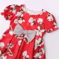 thumbnail image 5 of Bearichfupo Girls' Dress Summer Girls' New Short Sleeved Children's Skirt Elegant Casual Dress Sundress Daily Wear., Sizes 3-4 Years, 5 of 6