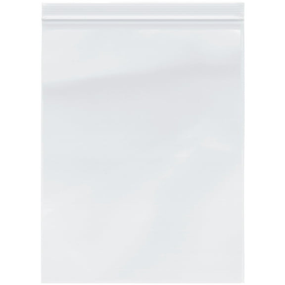 Plymor 10" x 13" (Pack of 500), 2 Mil Zipper Reclosable Plastic Bags