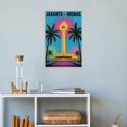 thumbnail image 4 of Jakarta National Monument Pop Art Poster Colorful Retro Travel Indonesia Wall Art Print Poster, 4 of 8