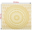 thumbnail image 3 of FUTATA Multicolor Mandala Tapestry Double Size Bohemian Beach Tapestry Dormitory Room India Wall-mounted Art Bed Cover Outdoor Picnic Blanket, 3 of 5