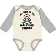 thumbnail image 3 of Inktastic Daddy Worlds Best Barber Childs Boys Long Sleeve Baby Bodysuit, 3 of 5