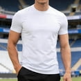 thumbnail image 2 of FUZHIQ Mens Cotton T Shirts Classic Slim Fit Crewneck Streetwear Tee Tops Summer Classic Athletic Running Tee,XXXL, 2 of 5