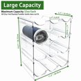 thumbnail image 2 of Organizador de botellas de agua Spaclear, apilable, paquete de 4, 2 of 9