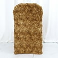 thumbnail image 6 of Efavormart Gold Satin Rosette Spandex Stretch Fitted Folding Chair Cover, 6 of 11