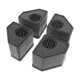 thumbnail image 4 of Lavadora de 4 unids MATERIAS ARUCTIDADAS MATERIAS DE PIE A prueba de golpes Bases de la lavadora (Negro), 4 of 5