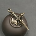thumbnail image 7 of Walbest Handcraft Pendant Retro Rust Resistant Brass Solid Religious Pestle Prayer Pendant, 1 Piece, 7 of 7