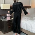 thumbnail image 5 of FAWUUDO Pajamas for Women Sets Soft Comfy Fluffy Pajama Ruffle Fleece Pullover 2 Piece Pjs Warm Plush Lounge Sleepwear, 5 of 6