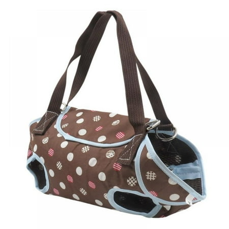 GOODLY Pet Cat Carrier Outdoor Sling Mesh Backpack Puppy Dog Pouch Shoulder Chest Bag