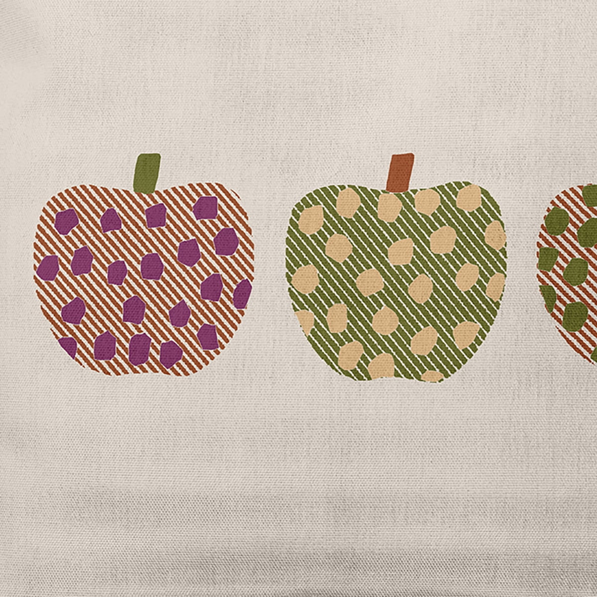Simply Daisy 26" x 26" Apples Decorative Throw Pillow, Dusty Rose