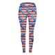 thumbnail image 2 of Gibobby Yoga leggings Mujeres Casual Cuatro de julio Día de la Independencia Impreso Deportes Leggings Pantalones largos(Azul,XL), 2 of 5