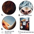 thumbnail image 3 of Designart "Portrait Of A Colorful Yak" Yaks Floater Framed Wall Decor, 3 of 5