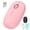 Pink, variant on QAF Wireless Mouse 2.4GHz Slim Mouse for Laptop & PC, Ultra-Light, Quiet Clicks, Ambidextrous, Portable Mouse for Windows Mac Chromebook Notebook, Office Study Travel Use, (Matte Mint Green)