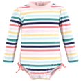 thumbnail image 1 of Hudson Baby Traje De Baño Para Niña Pequeña Sunset Stripe, 1 of 1