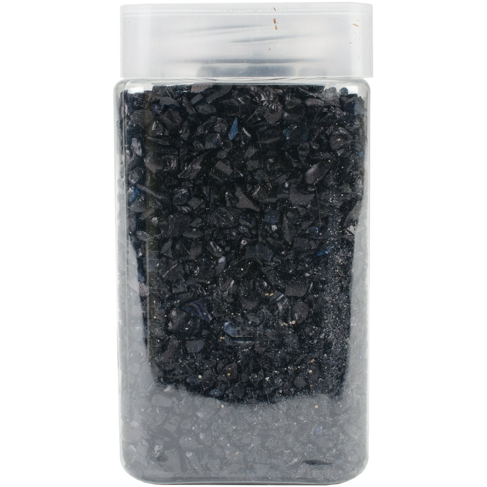 Crushed Glass Vase Filler 500gr Black