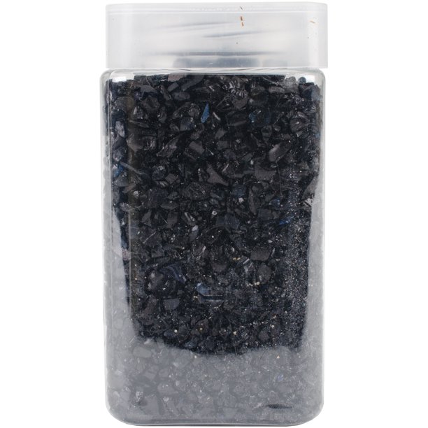 Crushed Glass Vase Filler 500gr Black