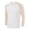 Beige, variant on Men's Long Sleeve Crew Neck Color Blocking Baseball Shirts Raglan Casual Vintage Jersey Sport Tee Tops Watermelon Red XL(XL)