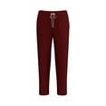 thumbnail image 3 of SAATLERI Christmas Womens Scrubs Set V Neck Top and Pant Cute Xmas Print Christmas Medical Uniform Jogger Suit Pocketed Nurse Workwear, 3 of 6