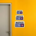 thumbnail image 4 of Classic Framed Plus Notice No Garbage Allowed Door or Wall Sign | Health & Office Signage - Large, 4 of 7