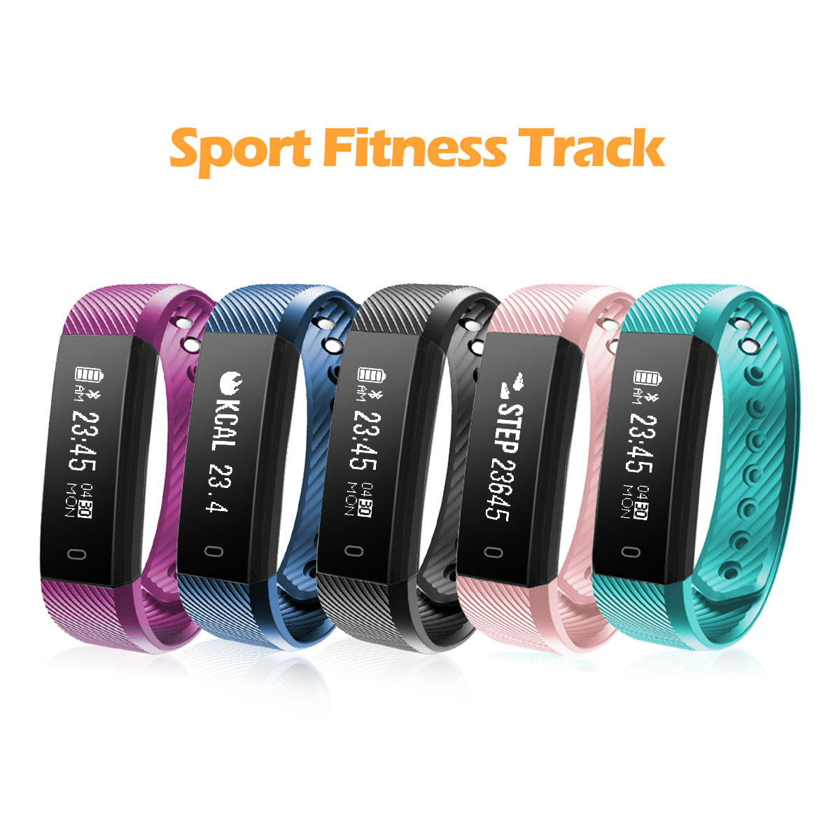 Fitness Tracker, Activity Tracker Watch with Heart Rate IP67 Waterproof