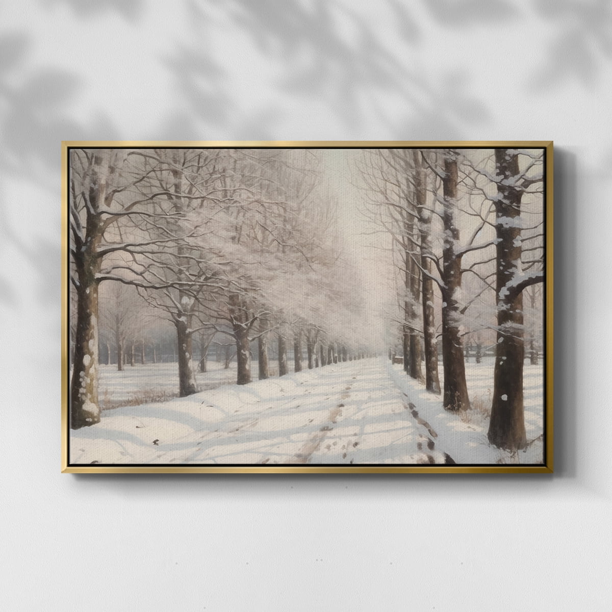 Vintage Landscape-XIII By Wexford Home Framed in Gold Wood Gallery Wrapped Canvas 27 in. x 41 in.