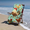 thumbnail image 4 of PHYHOO Chicken Beach Towels Oversized Microfiber Beach Towel for Adults Quick Dry Sand Free Absorbent Large Beach Blanket for Kids,Men,Women,Boys,Girls 30x60in, 4 of 8