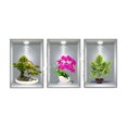 thumbnail image 2 of Decoración del hogar, decoración de habitaciones, efecto de decoración de pared, calcomanías en macetas, pasillo, escalera, pintura decorativa, hotel, restaurante, pared, plantas y flores, mural, imag, 2 of 3