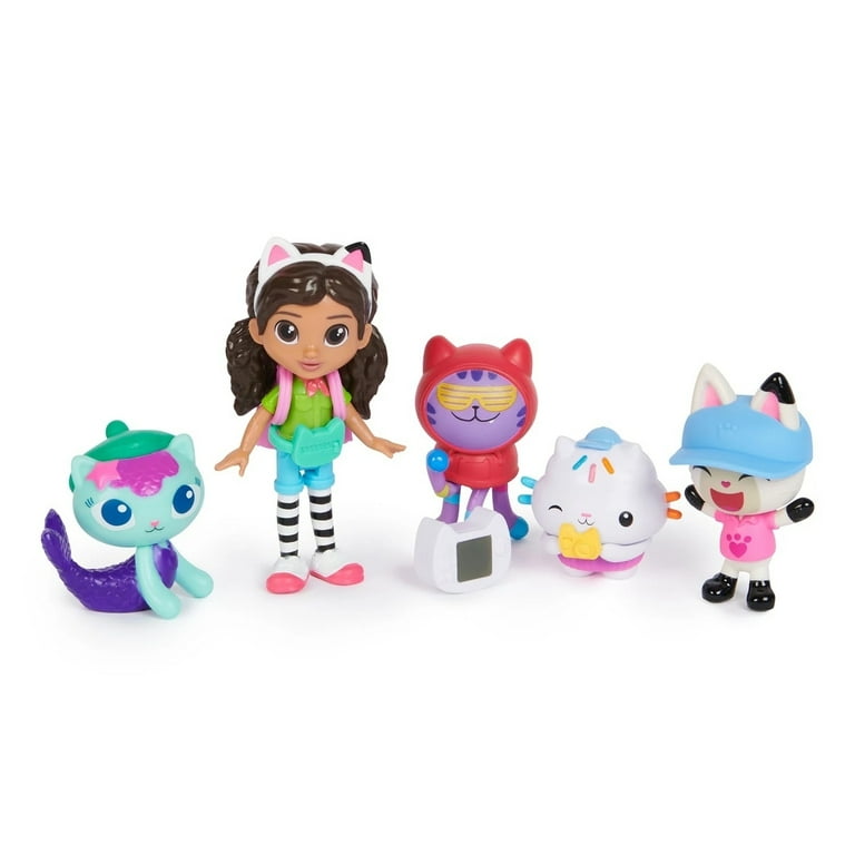 Gabby's Dollhouse Deluxe Figure Bundle: Cake Cat Characters Gabby's Dollhouse Deluxe Figure Bundle: Cake Cat Characters
