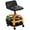 Yellow, variant on Rolling Creeper Garage Stool, 300 LBS Capacity Mechanic Stool with 360° Wheels, Tool Tray, Adjustable Height, Blue