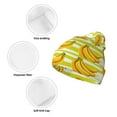 thumbnail image 3 of Disketp Bananas On A Striped Winter Beanie for Men Women Beanie Knit Hat Cuffed Cap Beanie Knit Chunky Snow Cap, 3 of 6