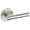 Satin Nickel, variant on Baldwin 5137056PRIV 5137.PRIV 5137 Privacy Door Lever Set with 5046 Rose from The Estate Collection