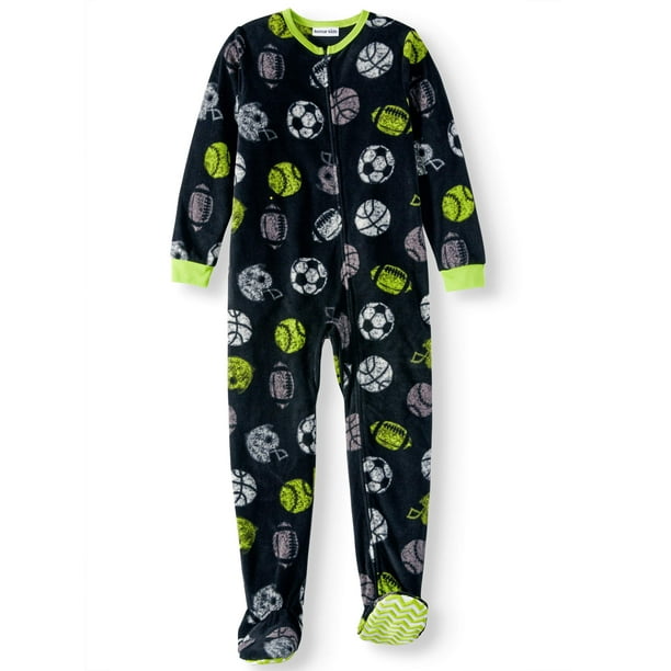 Komar Kids Boys' Sports Footed Pajama Sleeper (Little Boys & Big Boys)