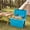 Blue, variant on Resenkos Insulated Hard Shell Ice Chest Cooler with Cup Holders Bottle Opener and Drain Plug, Heavy Duty Outdoor Cooler for Camping and Fishing, Blue