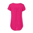 thumbnail image 4 of adviicd Womens T Shirts Loose Casual Vest Women Tops Hot Pink L, 4 of 5