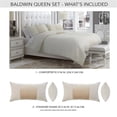 thumbnail image 2 of Michael Amini Baldwin 3-Piece Queen Comforter Set - Cream, 2 of 8