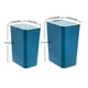 thumbnail image 4 of Bote de basura de cocina Cateissary rectangular PP con tapa abierta gran capacidad Blanco S, 4 of 6